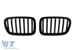 image-58-Black kidney grilles suitable for BMW X3 F25 2010-2014