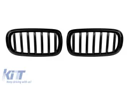 image-72-Black kidney grilles suitable for BMW X5 F15 2013-2018, X6 F16 2014-2019