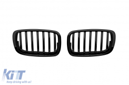 image-71-Black kidney grilles suitable for BMW X6 E71 2011-2014
