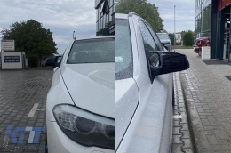 Black lacquer caps type M suitable for standard mirrors on BMW Series 5 F10, F11, Series 6 F06, F12, F13, Series 7 F01, F02-image-6237095