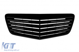 Black lacquer grille suitable for Mercedes E-Class W211 sedan, wagon 2007-2009 - ABMEGR6009280