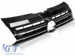 Black lacquer grille suitable for Volkswagen T5 Caravelle, Multivan 2010-2015 - ABGV6020893