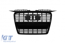 image-3-Black lacquer grille type S3 suitable for Audi A3 hatchback, Sportback 2005-2008
