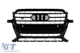Black lacquer grille type SQ5 suitable for Audi Q5 2012-2016 - ABAUGR6007430
