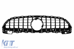 Black lacquer GT type grille suitable for Mercedes C-Class W206 sedan, S206 estate after 2021, suitable for A Design sport package bumper - ABMEGR6009198
