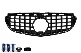 Black lacquer GT type grille suitable for Mercedes E-Class W212 2014-2016 - ABMEGR6009200