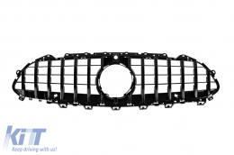 image-10-Black lacquer GT type grille suitable for Mercedes CLS C257 after 2019