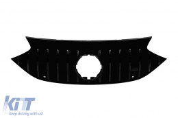 Black lacquer GT type grille suitable for Mercedes EQE V295 after 2022 - ABMEGR6009258