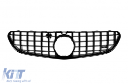Black lacquer GT type grille suitable for Mercedes S63/S65 coupe/cabrio C217/A217 2014-2017 - ABMEGR6009259
