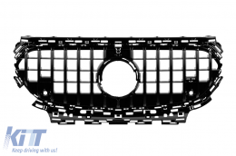 Black lacquer GT type grille suitable for Mercedes E-Class W214, S214 after 2024 - ABMEGR6009326