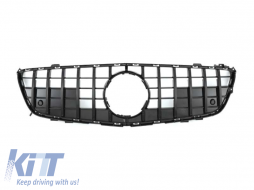 Black lacquer GT type grille suitable for Mercedes SL R231 2012-2016 - ABMEGR6009369
