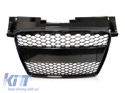 image-69-Black lacquer RS type grille suitable for Audi TT 6J 2006-2014 without emblem