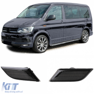 Black LED STRIPE side indicators suitable for VW T6.1 from 2020