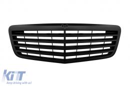 image-21-Black matte grille suitable for Mercedes E-Class W211 2007-2009