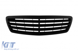 image-48-Black matte grille suitable for Mercedes E-Class W211 sedan, wagon 2002-2006