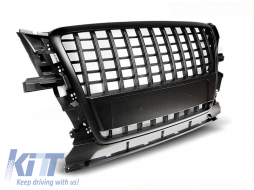 image-41-Black matte grille type S-line suitable for Audi Q5 2008-2012
