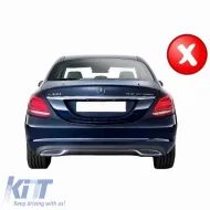 Black Muffler Tips Covers suitable for Mercedes-Benz C-Class W205 S65 E65 GLE W166 X166 GLC W253 Sport Design-image-6295663