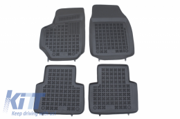 Black Rubber Floor mat suitable for FIAT CROMA II (2005-2011) - 201504