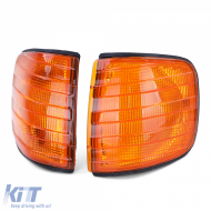 Blinker orange Paar links rechts geeignet für Mercedes S-Class W126 79-91-image-6197462