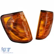 Blinkerset orange geeignet für Mercedes W124 Sedan C124 Coupe S124 Estate 85-93-image-6199190