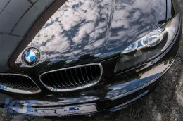 BMW 1-es E87 2004-2007 Angel Eyes fényszóró 2 körgyűrűs fekete-image-6073063