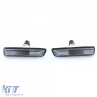 BMW 3-as E36 X5 E53 oldalsó irányjelző átlátszó üveg fekete füstös kristály-image-6209478