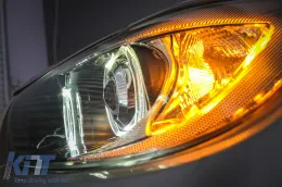 BMW 3-as E90/E91 (2005-2008) fényszóró angyalszemes fekete-image-6085095
