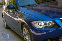 BMW 3-as E90/E91 (2005-2008) fényszóró angyalszemes fekete-image-6087139