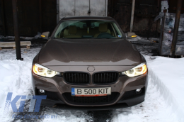 BMW 3 Series 3er F30 F31 Sedan Touring (2011-up) Full LED angyalszem első lámpák-image-6002800