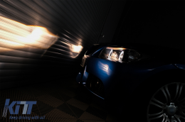 Фарове подходящи за BMW 3 Series E90 Sedan E91 Touring (03.2005-08.2008) Angel Eyes 2 Halo Джанти Черен-image-6083981