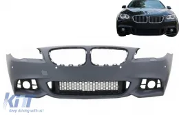 Предна Броня BMW 5 Series F10 F11 LCI (2015-up) M-Technik Дизайн Без Фарове за мъгла-image-6093686