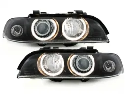 BMW E39 95-00 fényszóró - angel eyes - fekete-image-59459