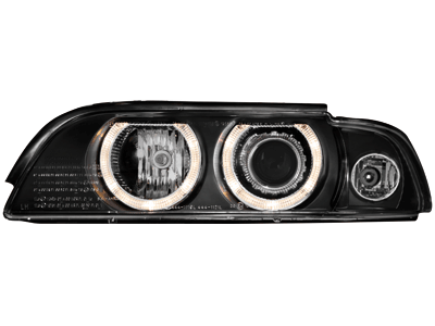 BMW E39 95-00 fényszóró - angel eyes - fekete-image-5989954
