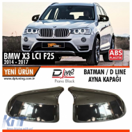 image-56-BMW X3 F25 Batman tükörborítás zongoralakk fekete / 2014 - 2017
