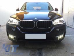 BMW X5 F15 (2013-2018) LED DRL Nappali helyzetjelző LED Kanyarodó lámpával-image-5996876