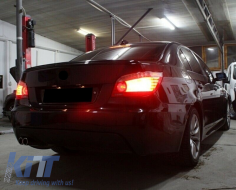 Задна Броня подходяща за BMW 5 Series E60 (2003-2007) M-Technik Дизайн с PDC 24mm-image-6021810