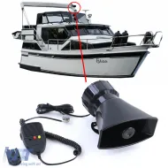 image-9-Boat speakers with built-in US police siren and intercom function