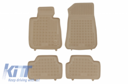 image-18-Bodenmatte Gummi Fußmatten Beige für BMW 1er E87 04-11 F20 & LCI 11-19-