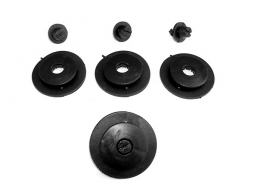 Bodenmatte Gummi Schwarz geeignet für AUDI A6 4F C6 2008-2011-image-5997167
