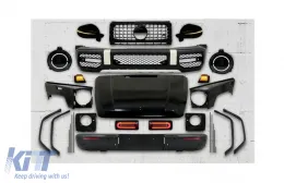 image-21-Body Kit 2018 G63 Conversión New Style para Mercedes Clase G W463 08-17 Wide Body