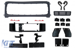 Body Kit 2018 G63 New Stul Conversion katállhlo gia Mercedes G-Class W463 (2008-2017) Wide Body-image-6070984