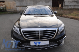 Body Kit avec Jupes latérales pour Mercedes Classe S W222 2013-06.2017 S65 Look-image-5988561