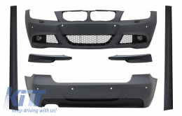image-19-Body Kit BMW 3 E90 LCI Limousine (2008-2011), M-Technik dizájn, első lökhárító splitterekkel és spoilerrel