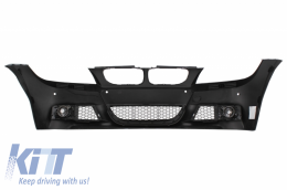 Body Kit BMW 3 E90 LCI Limousine (2008-2011), M-Technik dizájn, első lökhárító splitterekkel és spoilerrel-image-6055847