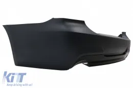 Body Kit подходящ за BMW 3 Series E90 (2005-2008) M-Technik Kidney Решетки М дизайн с двойна лента Piano Black-image-6100982
