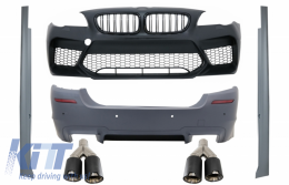 image-2-Body Kit BMW 5 F10 11-17, lökhárító, küszöb spoiler, kipufogóvégek, szénszálas, M5 dizájn