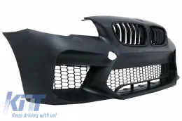 Body Kit BMW 5 F10 11-17, lökhárító, küszöb spoiler, kipufogóvégek, szénszálas, M5 dizájn-image-6057277
