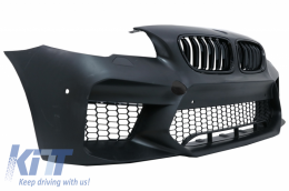 Body Kit BMW 5 F10 11-17, lökhárító, küszöb spoiler, kipufogóvégek, szénszálas, M5 dizájn-image-6057291