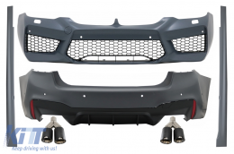 image-14-Body kit BMW 5 G30 (2017-2019) M5 kinézet kipufogóvéggel (szénszálas)