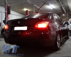 Body Kit подходящ за BMW 5 Series E60 (2003-2007) M-Technik Дизайн без Фарове за мъгла-image-6031565